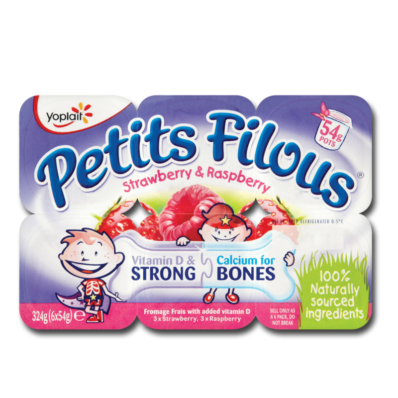 Yoplait petisFilous strawberryRaspberry