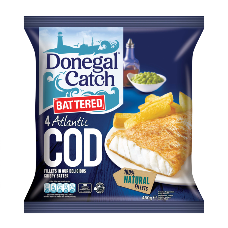 Donegal Catch Battered Cod 450G