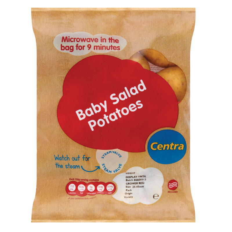 Centra Microwavable Baby Potatoes 650g