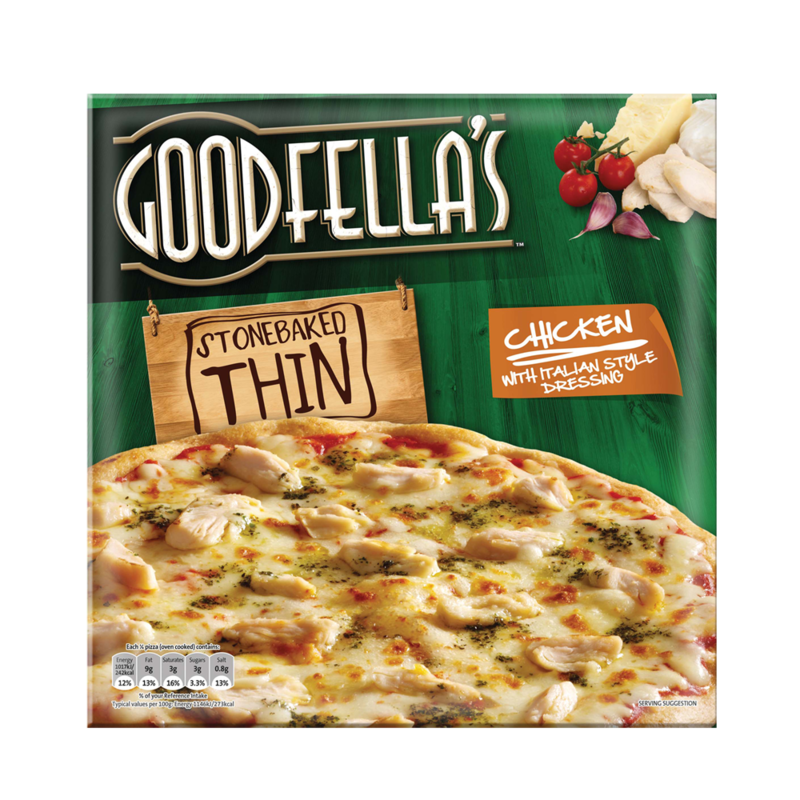Goodfellas stoneBakedThin chicken 365g