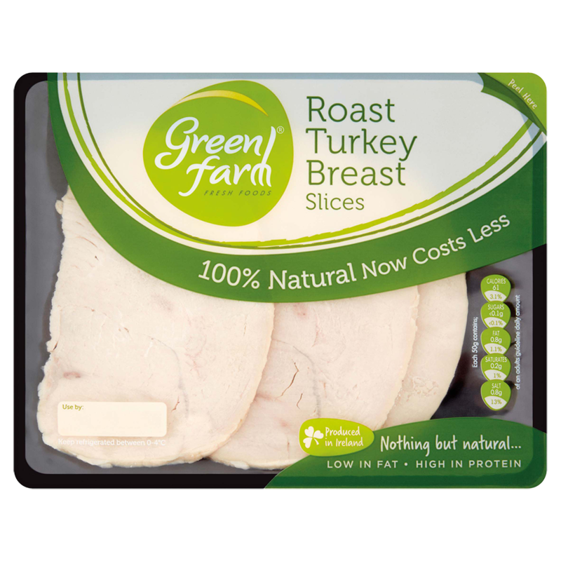 Green Farm Fresh Foods Roast Turkey Breast Slices 120g