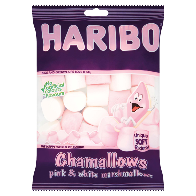 HARIBO Chamallows Pink White Marshmallows 150g