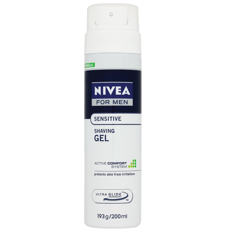 NIVEA FOR MEN Sensitive Shaving Gel 200ml