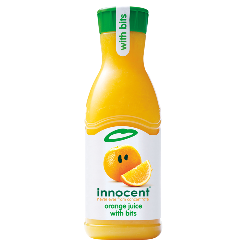 Innocent Orange Juice with bits 900ml - Centra