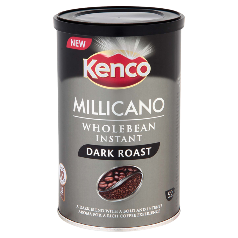 Kenco Millicano Wholebean Dark Roast Instant Coffe Kenco Millicano Wholebean Dark Roast Instant Coffe