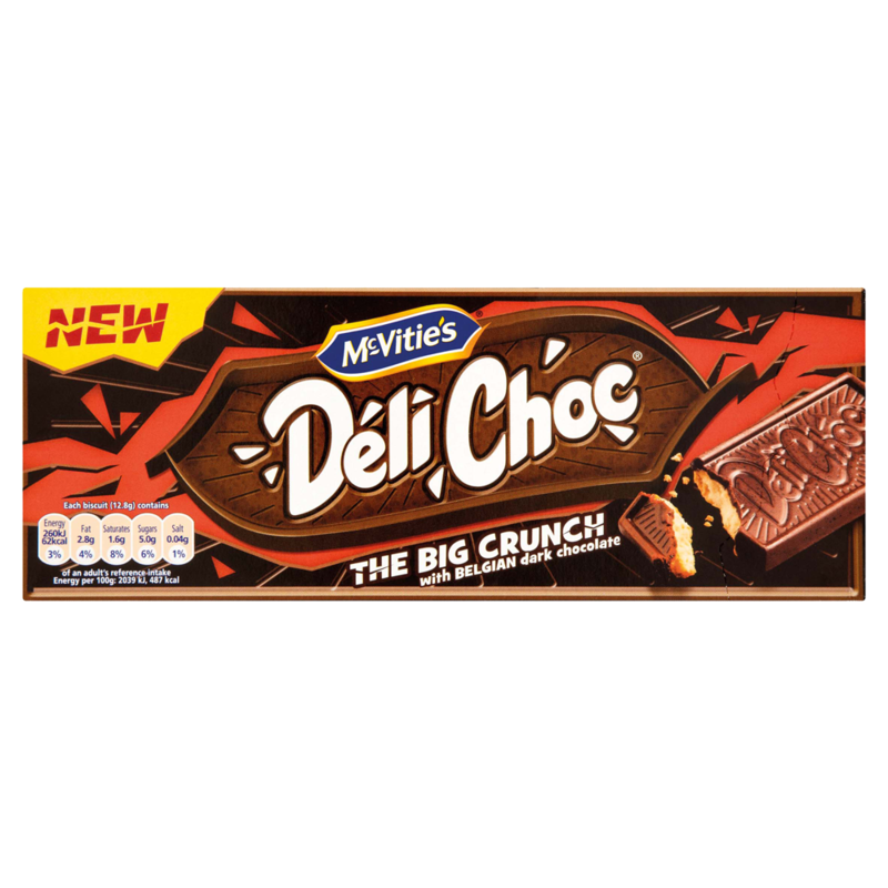 McVities Deli Choc Belgian Dark Chocolate 150g