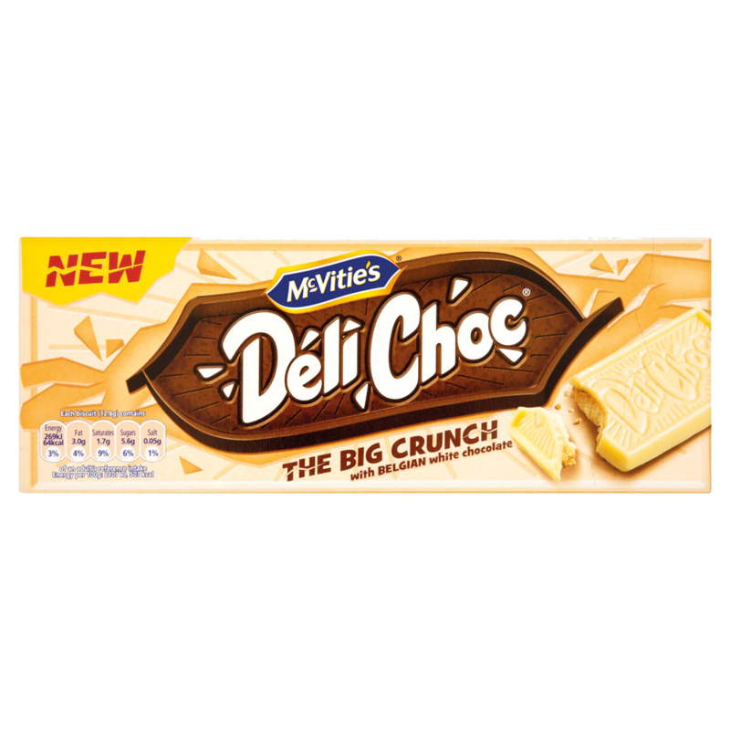 McVities Deli Choc Belgian White Chocolate 150g