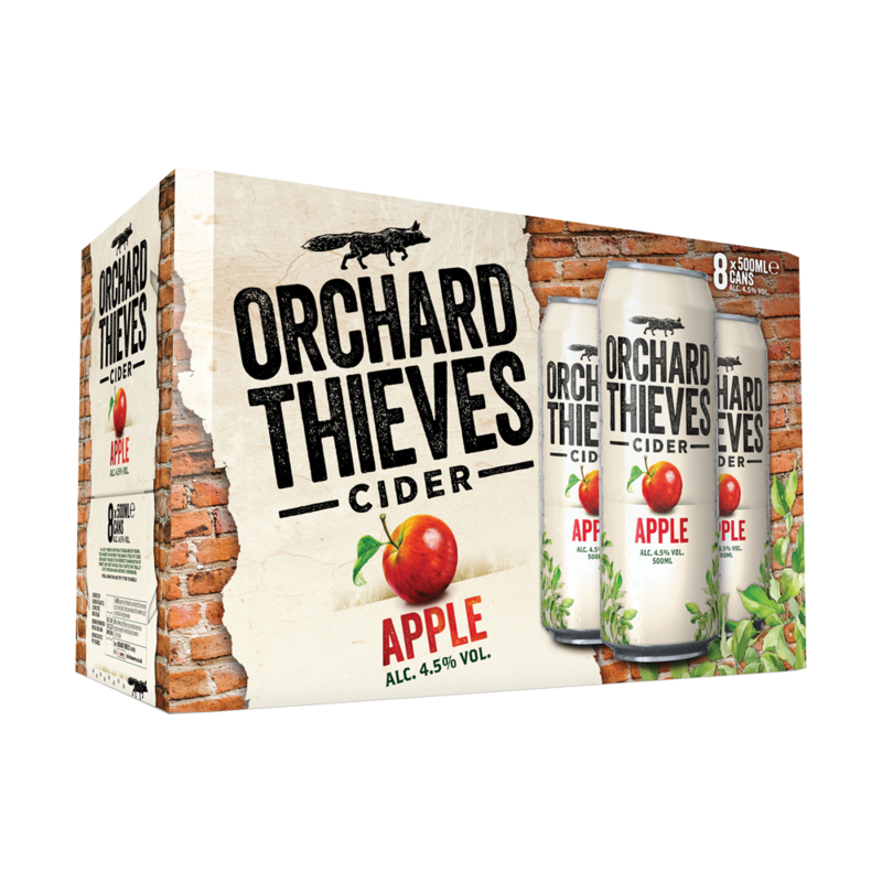 Orchard Thieves Cider Can 8 X 500ml Centra