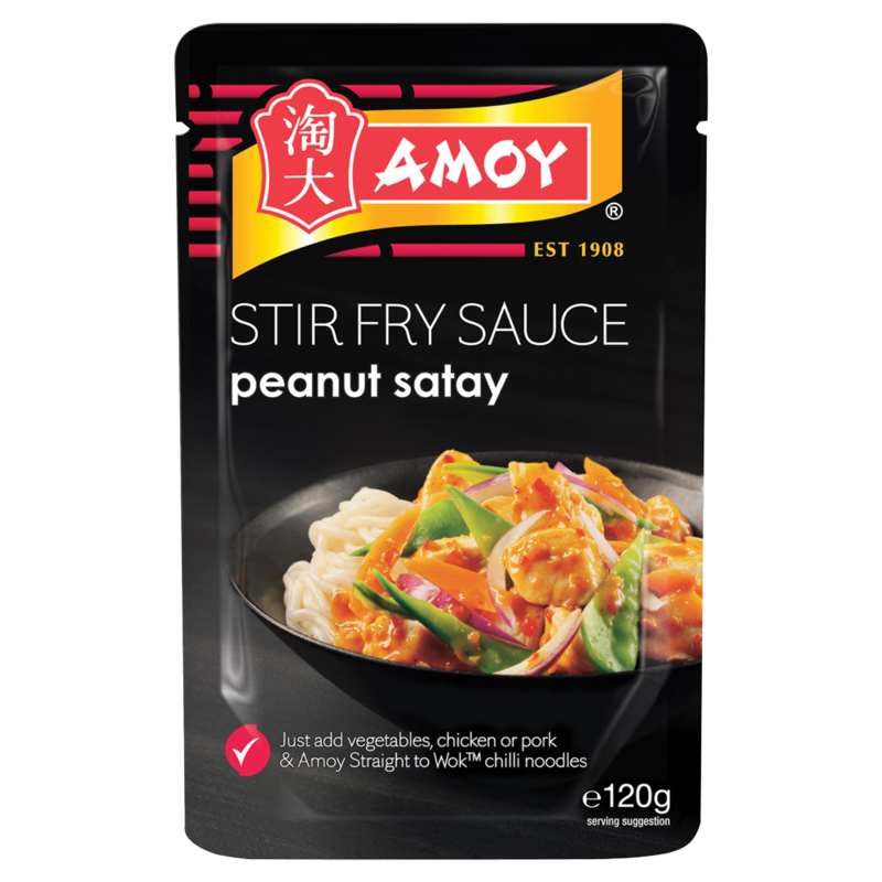 Amoy Stir Fry Sauce Peanut Satay 120g 14