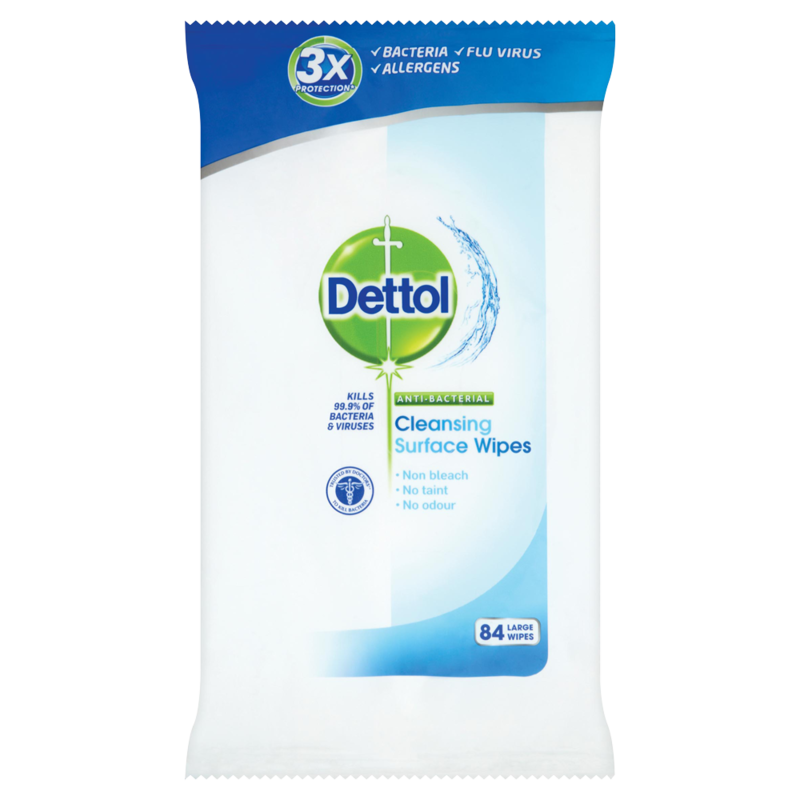 Dettol Antibacterial Wipes Surface Cleanser 84ea Dettol Antibacterial Wipes Surface Cleanser 84ea