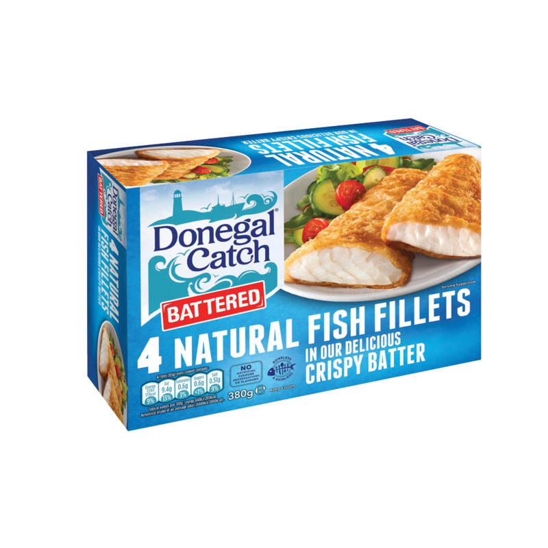 4 Fish Fillets battered 380g