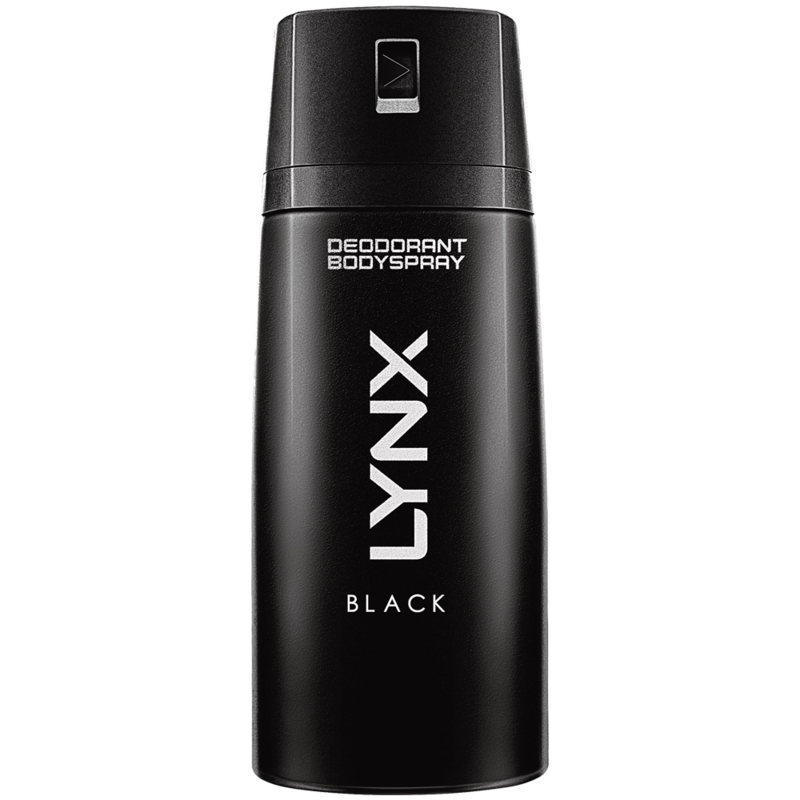 Lynx Black Deodorant Bodyspray 150ml - Centra