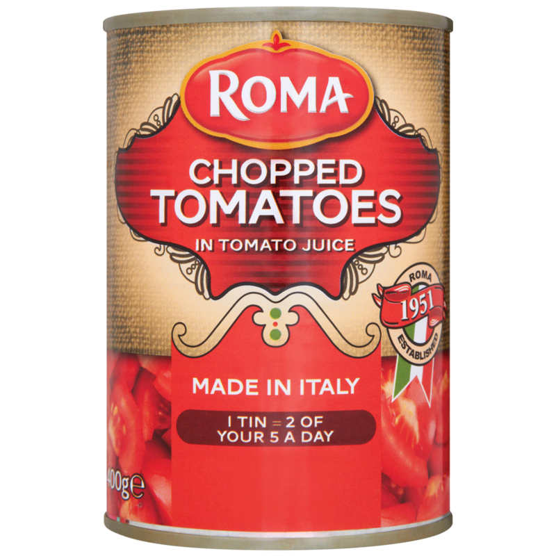 Roma chopped tomatoes