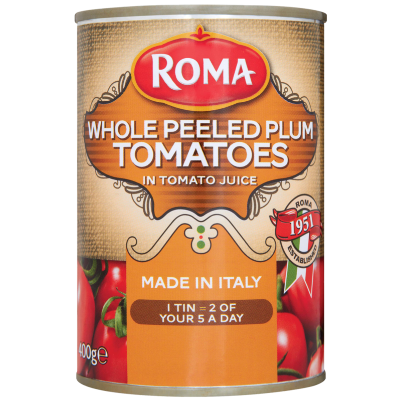 Roma plum tomatoes