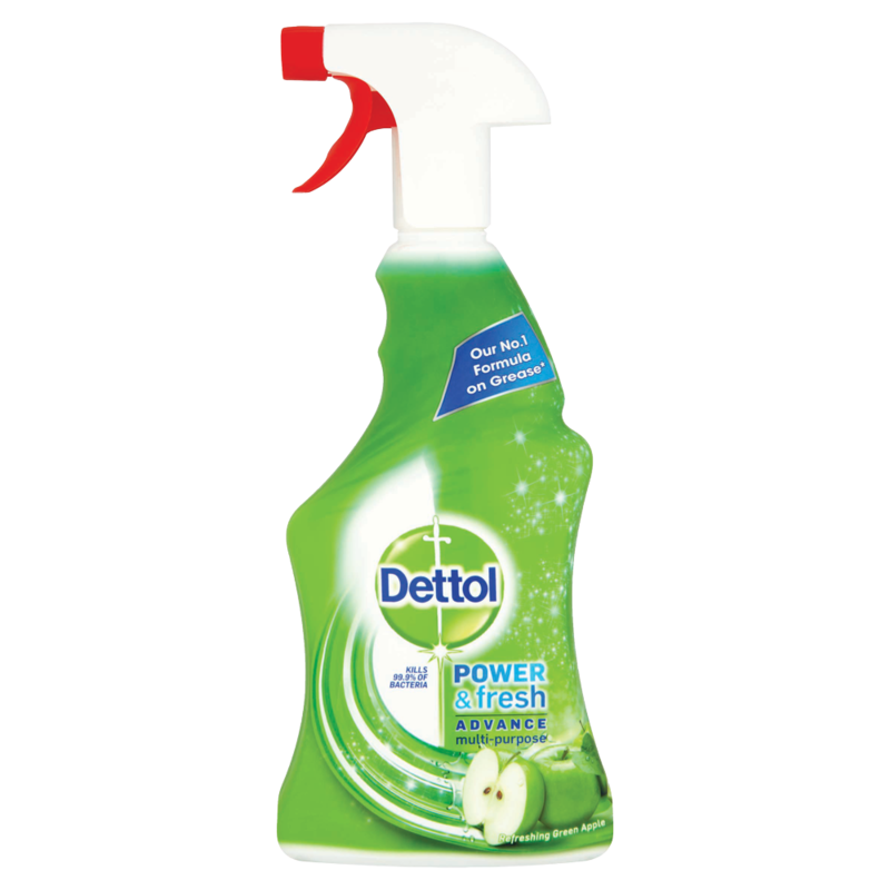 Dettol Power Fresh Advance Multi Purpose Refreshing Green Apple 500ml Dettol Power Fresh Advance Multi Purpose Refreshing Green Apple 500ml