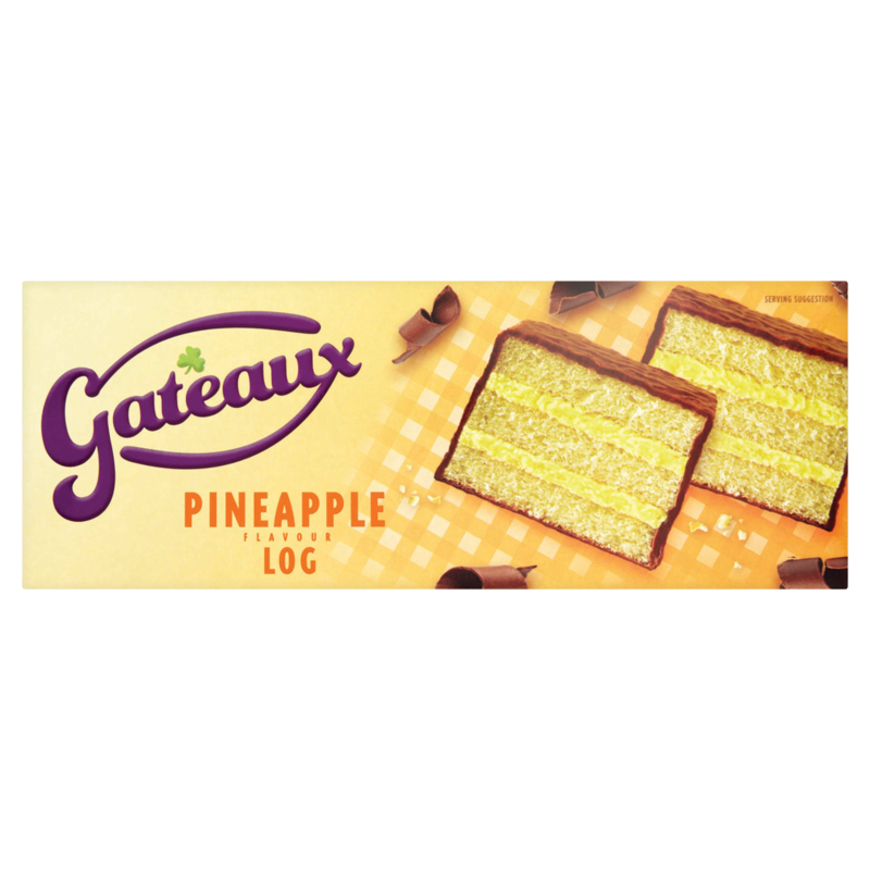 Gateaux Pineapple Flavour Log 210g