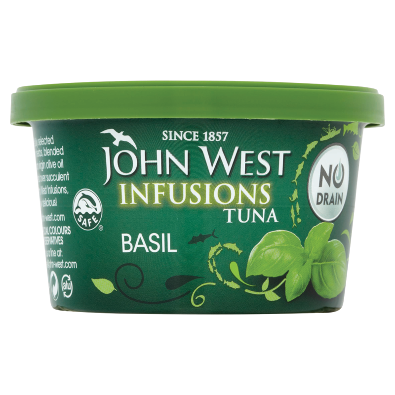 John West Infusions No Drain Tuna Basil 80g John West Infusions No Drain Tuna Basil 80g