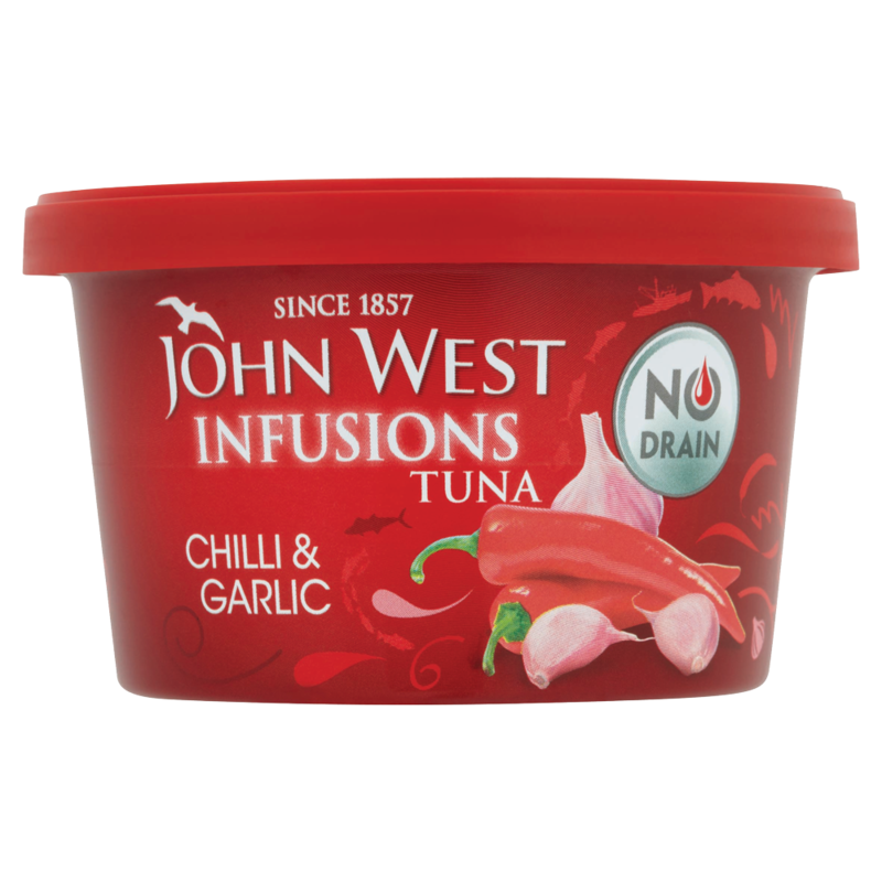 John West No Drain Infusions Tuna Chilli Garlic
