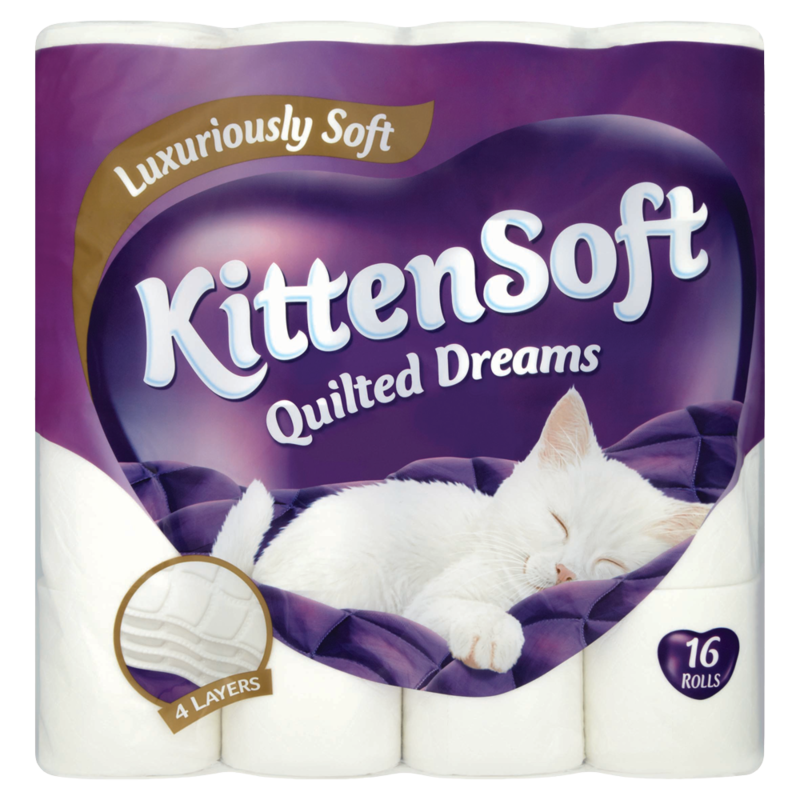 KittenSoft Quilted Dreams 16 Rolls