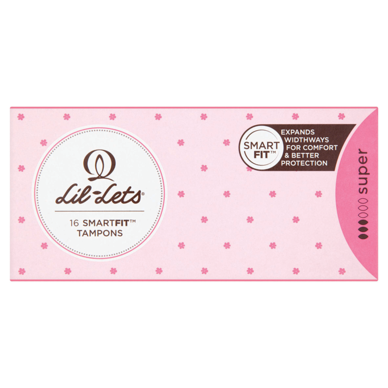 Lil Lets 16 Smartfit Tampons Super