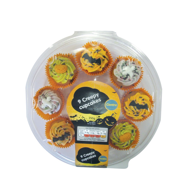 CT CUPCAKES HALLOWEEN PLATTER