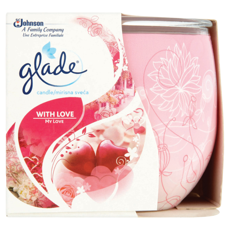 Glade Candle with Love My Love 120g