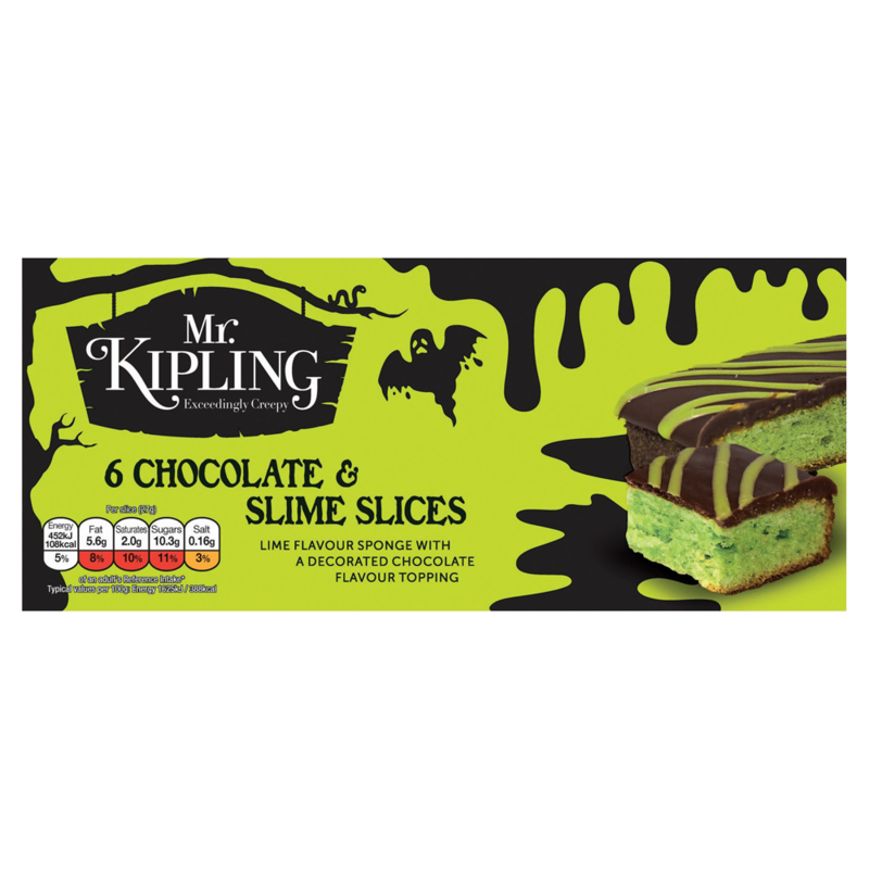 Mr. Kipling Exceedingly Creepy 6 Chocolate Slime Slices