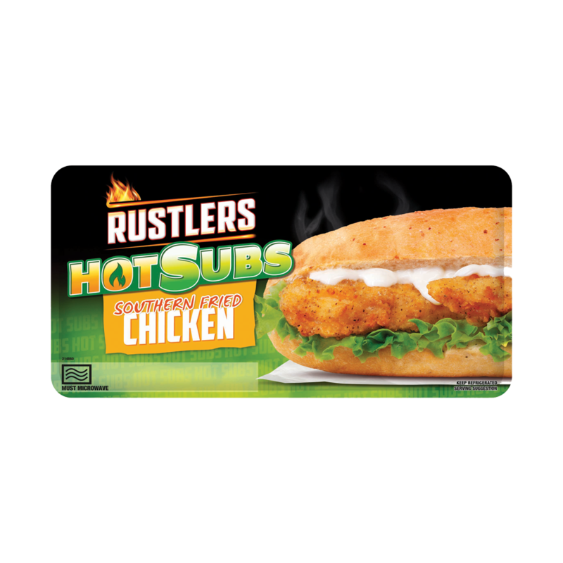 Rustlers Hot Subs Southern Fried Chicken with Creamy Mayo 158g