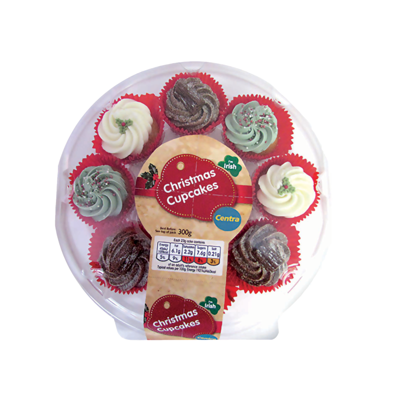CT CHRISTMAS CUPCAKE PLATTER