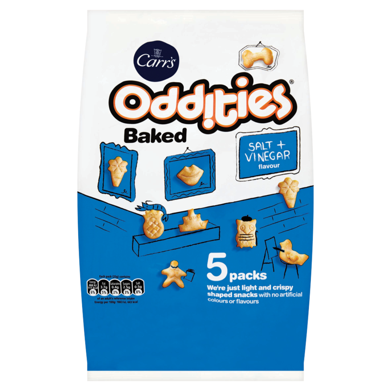 Carr s Oddities Baked Salt Vinegar Flavour 5 x 2 5000168178332