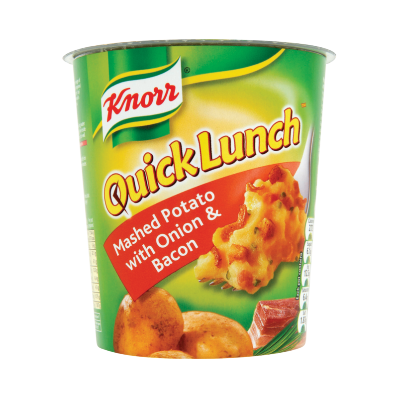 Knorr Quick Lunch Mash Potato with Onion Bacon 62g