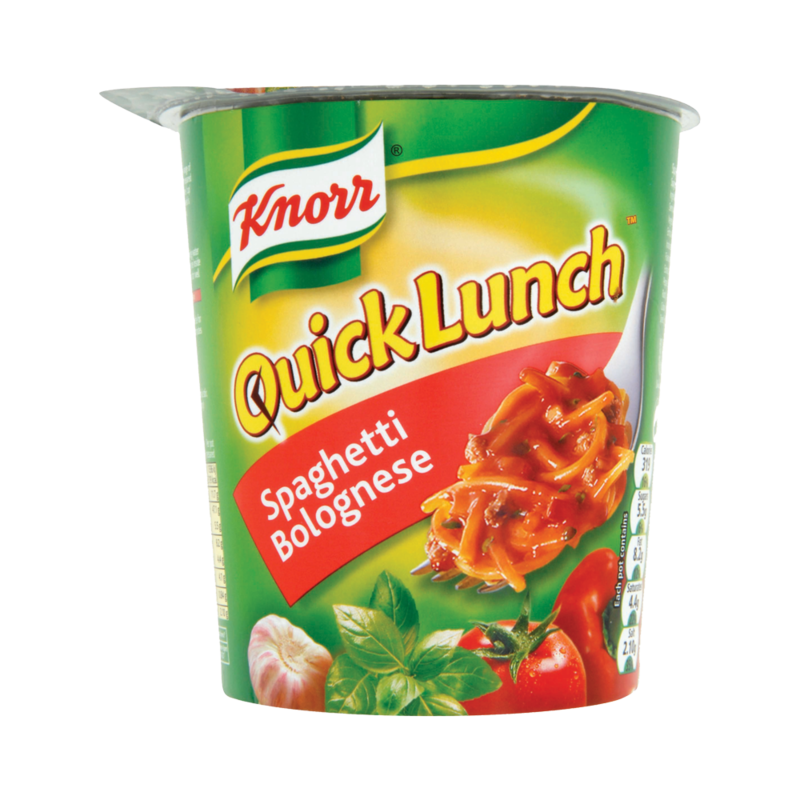 Knorr Quick Lunch Spaghetti Bolognese 80g Knorr Quick Lunch Spaghetti Bolognese 80g