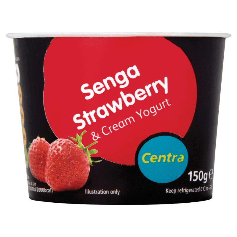 Centra Senga Strawberry Cream Yogurt 150g Centra Senga Strawberry Cream Yogurt 150g