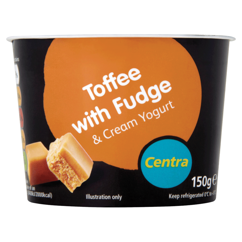 Centra Toffee with Fudge Cream Yogurt 150g