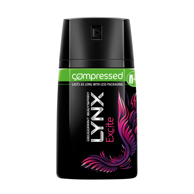 Lynx Excite Body Spray Compressed 100ml