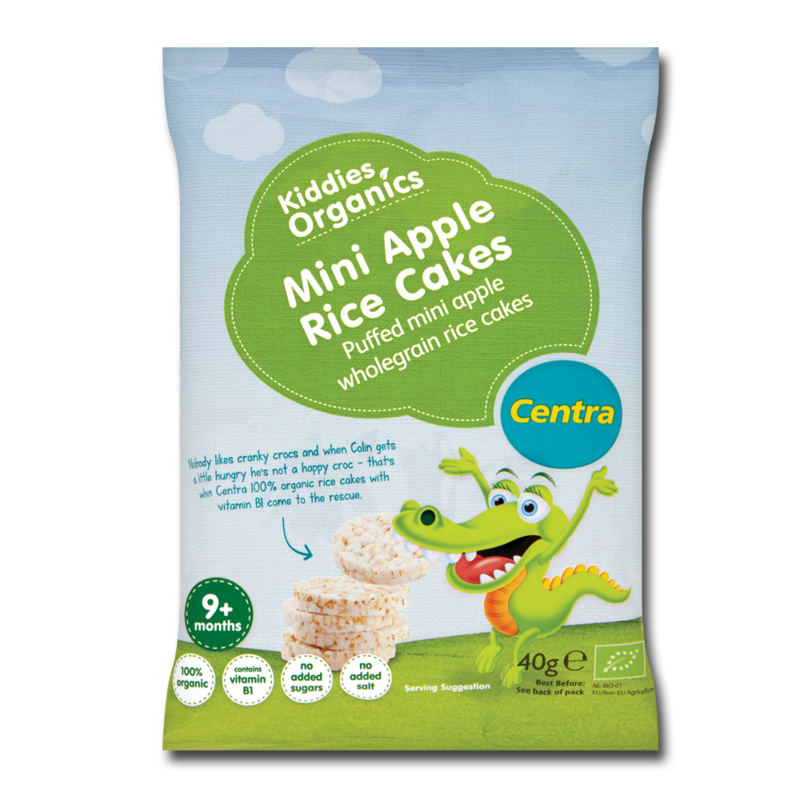 CT kidsOrganicRiceCakes apple