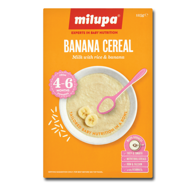 MilupaCereal banana 125g