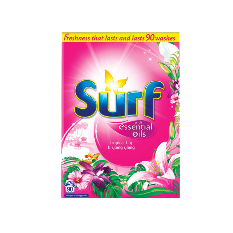 Surf Laundry Powder Tropical Lily 90 Wash 63kg