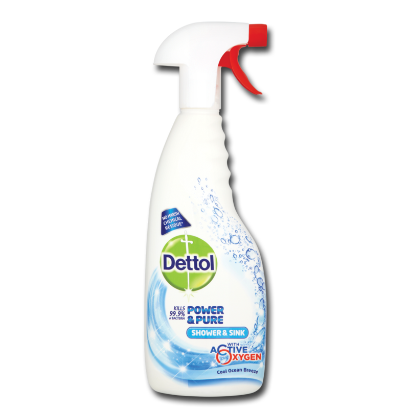 DettolPowerPure showerSink DettolPowerPure showerSink