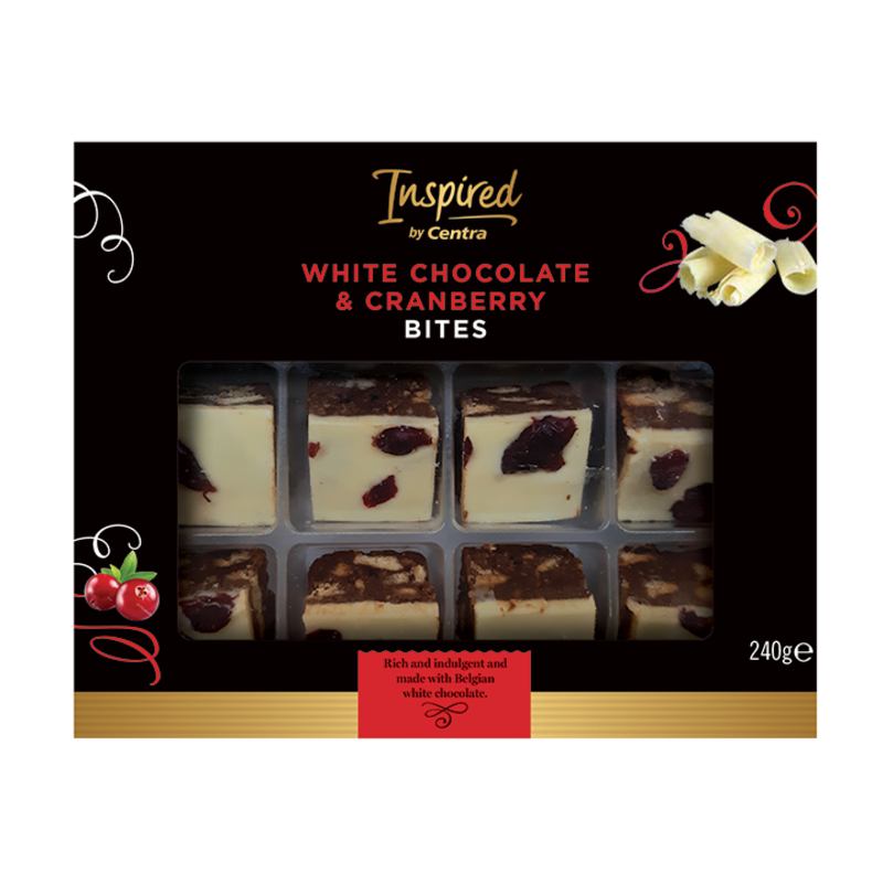 Inspired by Centra White Chocolate and Cranberry Bites