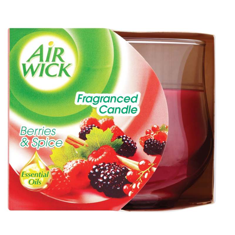 Air Wick Fragranced Candle Berries Spice Air Wick Fragranced Candle Berries Spice