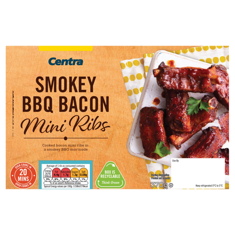 Centra Smokey BBQ Bacon Mini Ribs