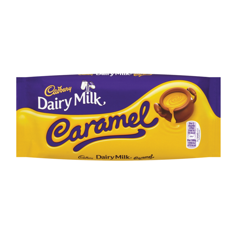 Cadbury Dairy Milk Caramel Chocolate Bar 120g