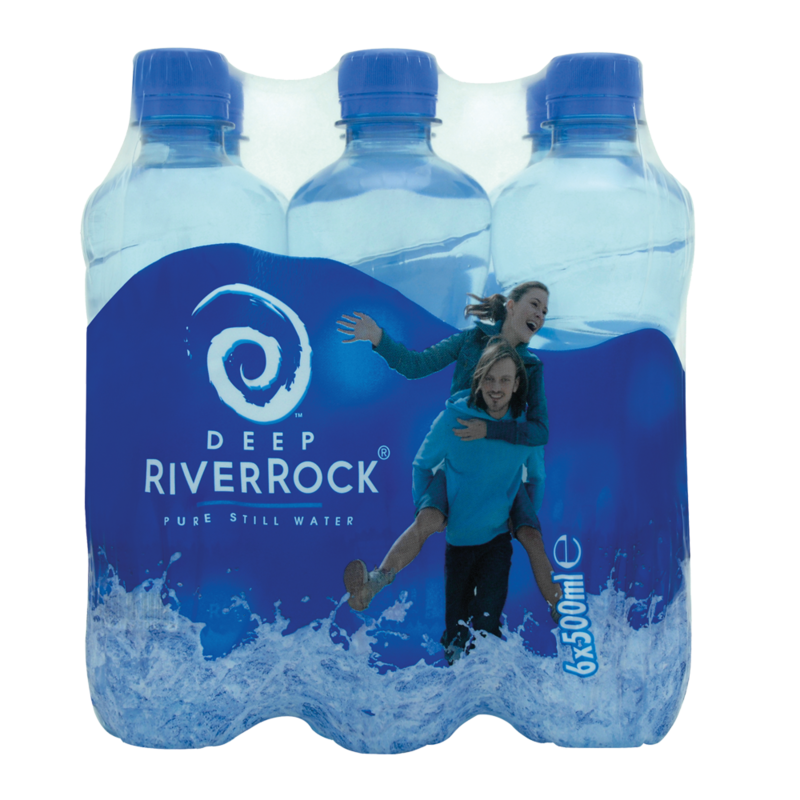 Deep RiverRock Pure Still Water 6 x 500ml - Centra