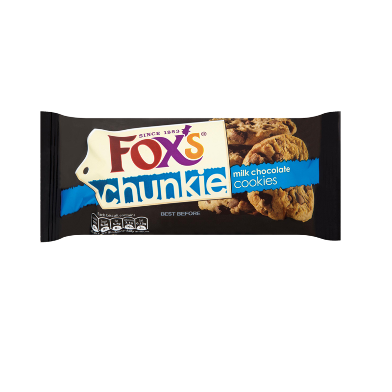 Foxs Chunkie Milk Chocolate Cookies 180g