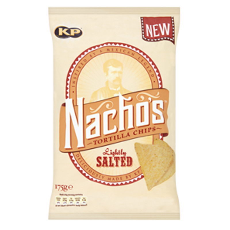 KP Nachos Tortilla Chips LightlySalted 175g