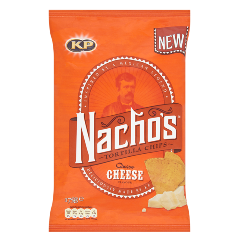 KP Nachos Tortilla Chips QuesoCheeseFlavour 175g