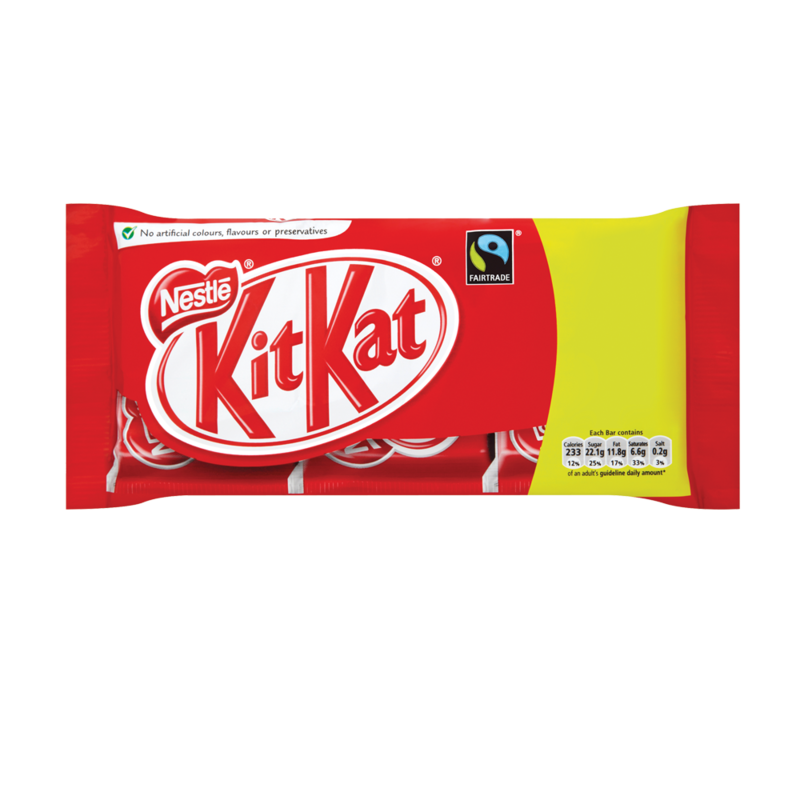 Kit Kat 4 Finger Fairtrade Multipack 3 x 45g