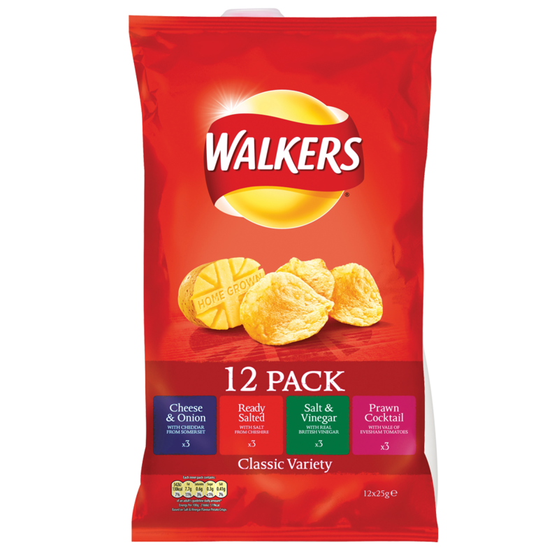 Walkers Classic Variety 12pk - Centra