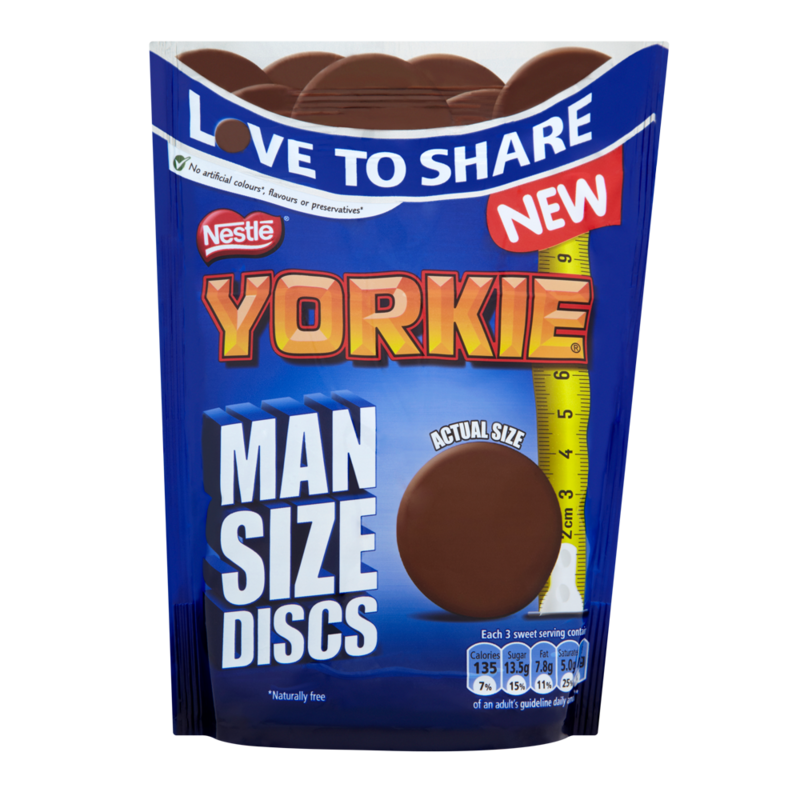 Yorkie Man Size Discs Pouch 120g